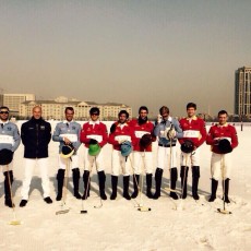 Debut de la Selección española en el Mundial de Snow Polo