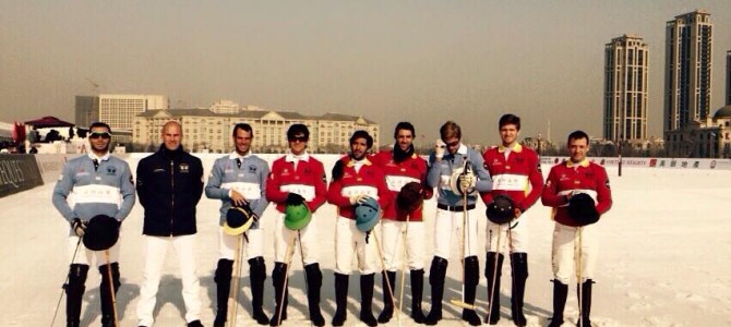 Debut de la Selección española en el Mundial de Snow Polo