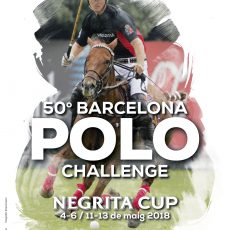 Cartel de lujo para el 50 Barcelona Polo Challenge Negrita Cup