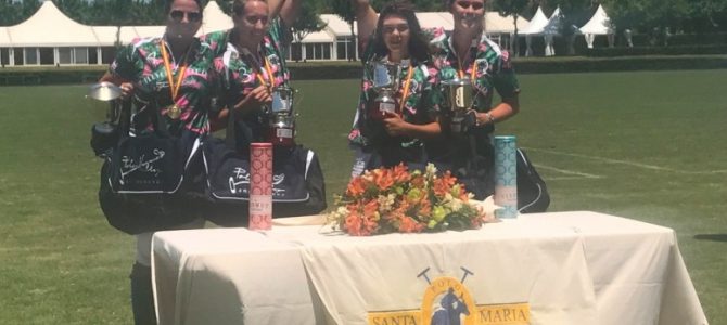 Hook Polo, vencedoras del Campeonato de España de Polo Femenino en Santa María Polo Club